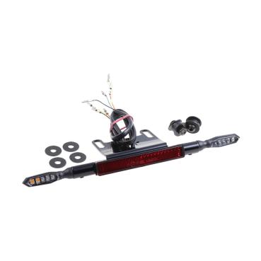Cult-Werk LED Rücklicht & Blinker Set. glänzend schwarz – 21-26 RH1250S Sportster S