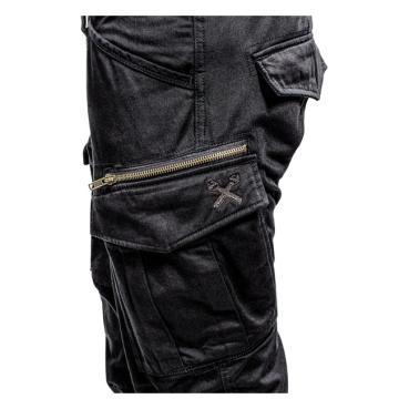 John Doe Stroker Cargo XTM Pants Schwarz Motorrad Textilhose Unisex size