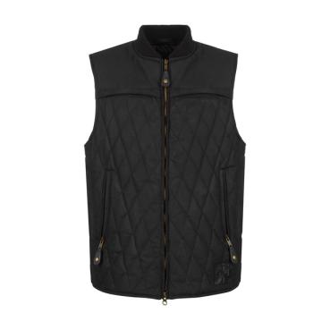 John Doe Lowrider Wax Vest Black - John Doe Lowrider Wachsweste Schwarz Weste