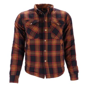 13 1/2 Long Run shirt brown/black, Size M
