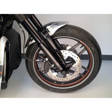 Cult-Werk 2-teilig unten Gabelrohr-Abdeckungsset, glänzend schwarz – 12-17 VRSCR V-Rod; Night Rod Special; Muscle (NU)