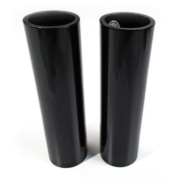 Cult-Werk, 2-piece upper fork cover kit. Gloss black
