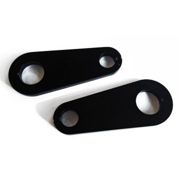 Cult-Werk Blinker mount Set. hinten. No angle. schwarz – 02-17 VRSCR; Night Rod Special; Muscle (NU); Universal use for bikes with M12 upper shock bolt