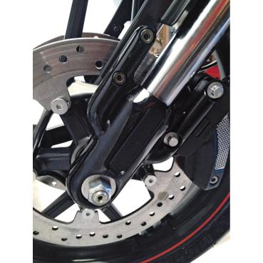 Cult-Werk Frontfender bolt Set. schwarz – 12-17 V-Rod (NU)