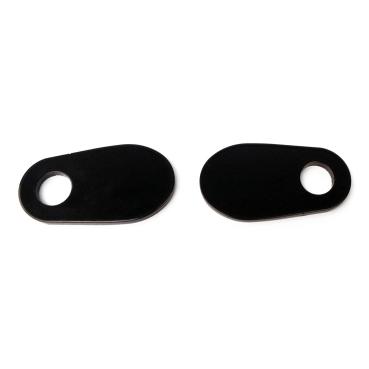 Cult-Werk Blinker mount Set. hinten. No angle. schwarz – Most Softail; Dyna; XL Sportster; Custom use