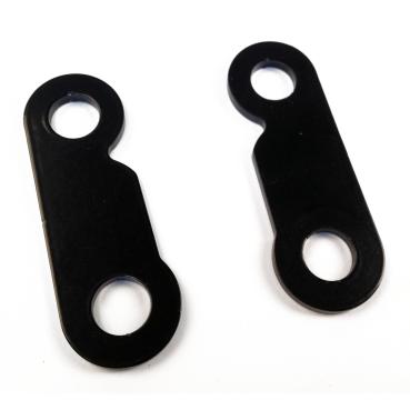Cult-Werk Blinker Halterung set. vorne. schwarz – 86-15 XL Sportster (NU)