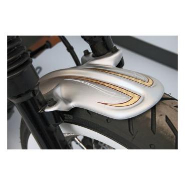 Cult-Werk, 'Old School' front fender. Gloss black für Harley Davidson - Baujahr 10-15 XL1200X