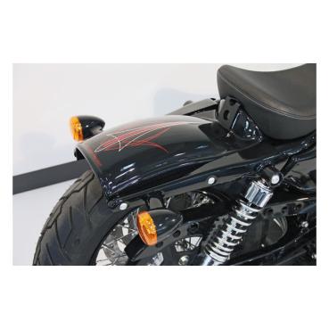 Cult-Werk, XL 'Old School' rear fender. Matte black für harley Davidson - 04-22 XL Sportster