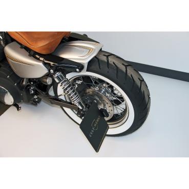 Cult-Werk seitlicher Kennzeichenhalter. Germany – 57-22 XL Sportster