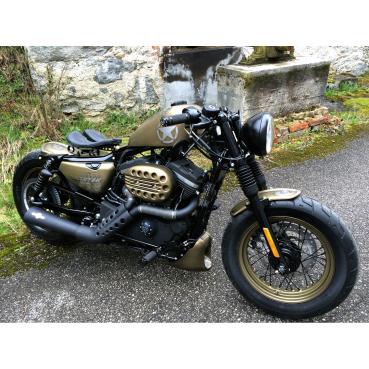 Cult-Werk bug spoiler ''Bobber''. mattschwarz – 04-22 XL Sportster (NU)