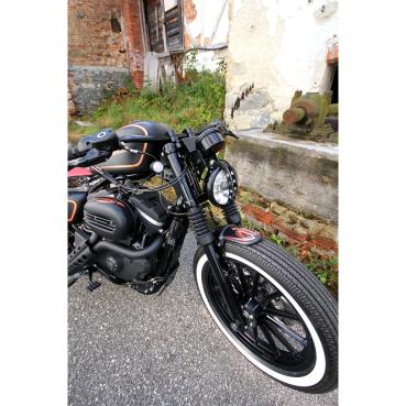 Cult-Werk ''Bobber'' Frontfender. mattschwarz – 11-22 XL Sportster (excl