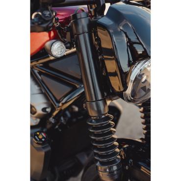 Cult-Werk oben Gabelrohrabdeckungen. lang. schwarz – 22-26 RH975 Nightster; 23-26 RH975S Nightster Special