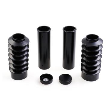 Cult-Werk 6-teilig Gabelrohr-Abdeckungsset. lang. schwarz – 22-26 RH975 Nightster; 23-26 RH975S Nightster Special
