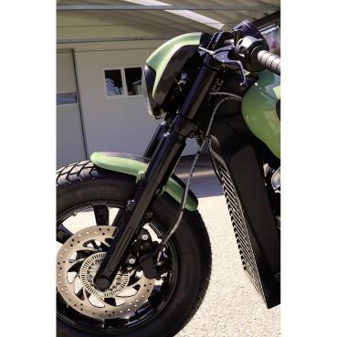 Cult-Werk Frontfender "Old School". glänzend schwarz – 15-24 Indian Scout