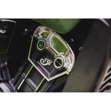 Cult-Werk camshaft Abdeckung set. glänzend schwarz – 17-24 Indian Scout