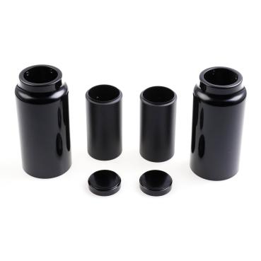 Cult-Werk 6-piece fork tube Abdeckungsset Medium. glänzend schwarz – 18-24 Indian Scout Bobber