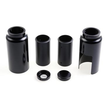 Cult-Werk 6-piece fork tube Abdeckungsset Medium. glänzend schwarz – 18-24 Indian Scout Bobber