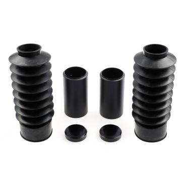 Cult-Werk 6-piece fork tube Abdeckungsset Medium. glänzend schwarz – 18-24 Indian Scout Bobber