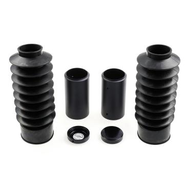Cult-Werk 6-piece fork tube Abdeckungsset Medium. glänzend schwarz – 18-24 Indian Scout Bobber