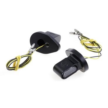 Cult-Werk ''Shorty'' vorne Blinker kit. schwarz – 15-24 Indian Scout