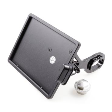 Cult-Werk side mount Kennzeichenhalter. schwarz. Austria – 13-17 FXSB (NU)