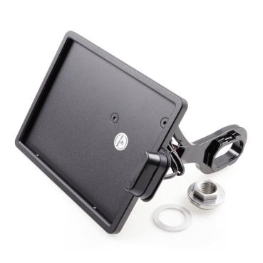 Cult-Werk side mount Kennzeichenhalter. schwarz. Austria – 18-26 Softail (excl. 19-20 FXDRS)