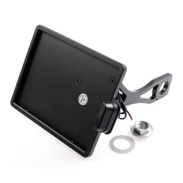 Cult-Werk side mount Kennzeichenhalter. schwarz. Austria – 15-17 Dyna (NU)