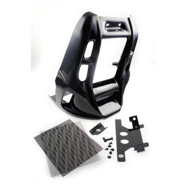 Cult-Werk radiator Abdeckung ''Racing''. glänzend schwarz – Softail: 18-20(NU)FXBR Breakout 107; 18-22(NU)FXBRS Breakout 114; 23-25 FXBR/S Breakout 117; 19-20(NU)FXDRS 107