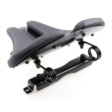 Cult-Werk solo seat ''Old School''. schwarz – 18-26 Softail FXBB/S; FXST: 25-26 FXBB Street Bob 117; 21-24(NU)FXBBS Street Bob 114; 18-20(NU)FXBB Street Bob 107; 20-24 FXST(NU)Softail Standard 107