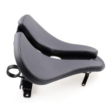 Cult-Werk solo seat ''Old School''. schwarz – 18-26 Softail FXBB/S; FXST: 25-26 FXBB Street Bob 117; 21-24(NU)FXBBS Street Bob 114; 18-20(NU)FXBB Street Bob 107; 20-24 FXST(NU)Softail Standard 107