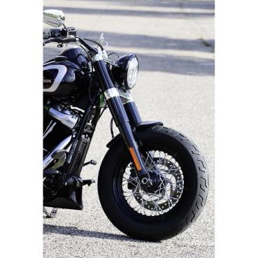Cult-Werk Frontfender ''Old School''. glänzend schwarz – 18-21 FLSL Slim (NU)