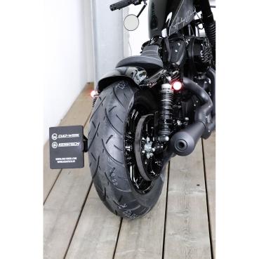 Cult-Werk XL Sportster Heckfender ''Low''. glänzend schwarz – 04-22 XL Sportster (NU)