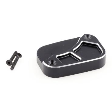 Cult-Werk master cylinder Abdeckung ''Racing''. schwarz – 08-25 Touring (excl. 23-25 FLTRXSE; 24-25 FLTRXSTSE; 23-25 FLHXSE; 24-25 FLHX; 2025 FLHXU; 24-25 FLTRX); 09-13 & 18-25 Trikes; 06-17 V-Rod. (brake)