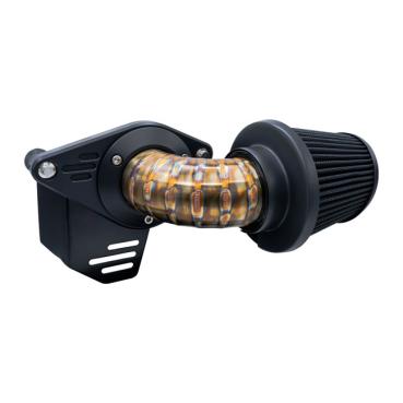Vance & Hines, Vo2 Falcon Lufteinlass. Edelstahl - Offener Luftfilter Schweiß Optik Hot-Rod-Look