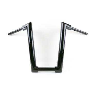 Kodlin, 2" Str8Up handlebar medium 28 cm high in Black - Ape Hanger FAT kodlin in 2 Zoll Höhe 28 cKodlin, 2" Str8Up handlebar extra tall 43 cm high. Black - Ape Hanger FAT kodlin in 2 Zoll Höhe 43 cm in schwarz für 18–23 M8 Softailm in schwarz