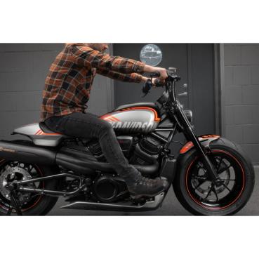 Killer Custom, 2" Killer Bull fat bar. 6" rise Lenkrad für Harley-Davidson®  21-25 RH1250S Sportster S; 22-25 RH975T Nightster; 23-25 RH975S Nightster Special