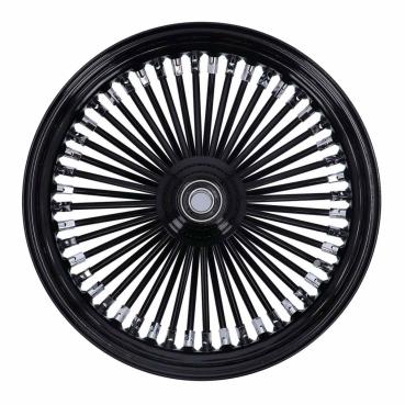 MCS radial 48 fat spoke front wheel 3.50 x 16 SF black – 04-05 FXDWG