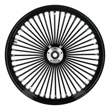 MCS radial 48 fat spoke front wheel 3.50 x 23 SF black – 04-05 FXDWG