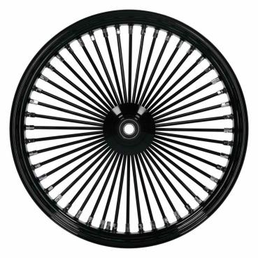 MCS radial 48 fat spoke front wheel 3.50 x 23 SF black – 04-05 FXDWG