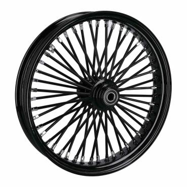 MCS radial 48 fat spoke front wheel 3.50 x 21 SF black – 04-05 FXDWG
