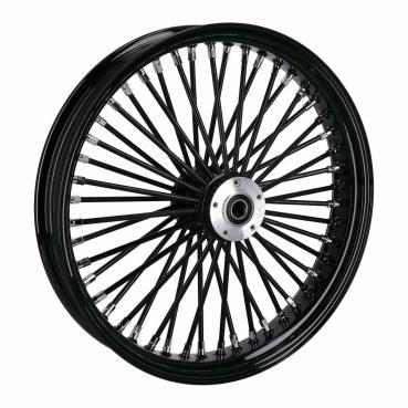 MCS radial 48 fat spoke front wheel 3.50 x 21 SF black – 04-05 FXDWG