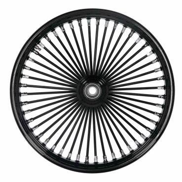 MCS radial 48 fat spoke front wheel 3.50 x 21 SF black – 04-05 FXDWG