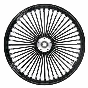 MCS radial 48 fat spoke front wheel 3.50 x 21 SF black – 04-05 FXDWG