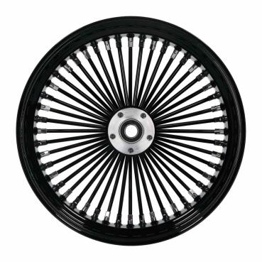 MCS-Radialspeichen-Hinterrad mit 48 Fat Spoke, 5.50 x 18, schwarz – 02-07 FLT/Touring; 02-06 V-Rod (NU)