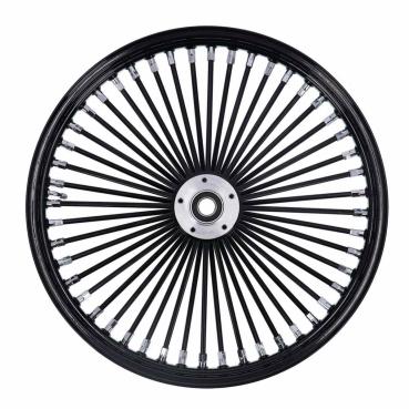 MCS radial 48 fat spoke front wheel 2.15 x 21 SF black – 04-05 FXDWG