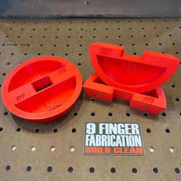 9Finger Fabrication M8 Motorgehäuse-Bohrungsstopfen-Set