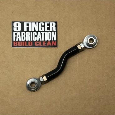 9Finger Fabrication M8 Bremsgestänge für mittige Fußrastenanlage, schwarz