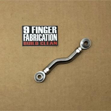 9Finger Fabrication M8 Bremsgestänge für mittige Fußrastenanlage, poliert