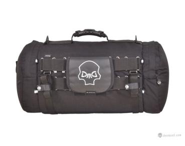 Rollbag Lenkrad oder Sitz Reisetasche MEDIUM (35L) Motorrad in Cordura, Reflektive Skull oder Leder Motorradtasche