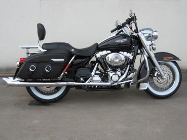 MCJ - 2 in 2 Royal Endtöpfe in Chrom mit Endkappen wählbar - TOURING , Street Glide , Road Glide , Road King bis BJ. 2016
